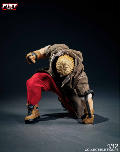 Fist Toys FIST-001 Boxer 1/12 scale action figure Street Fighter Ken inspired with fabric outfit and effect parts