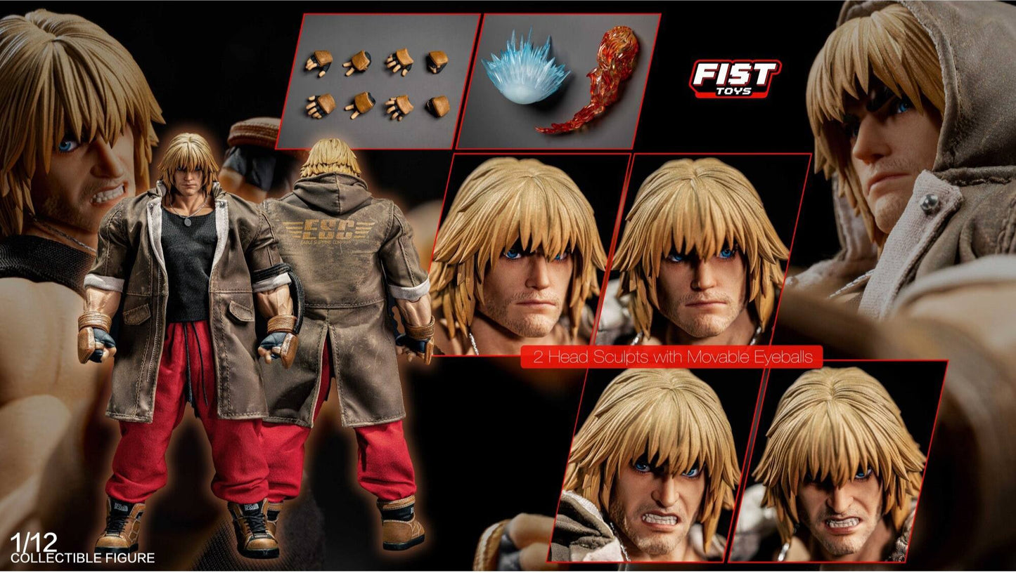 Fist Toys FIST-001 Boxer 1/12 scale action figure Street Fighter Ken Box Content