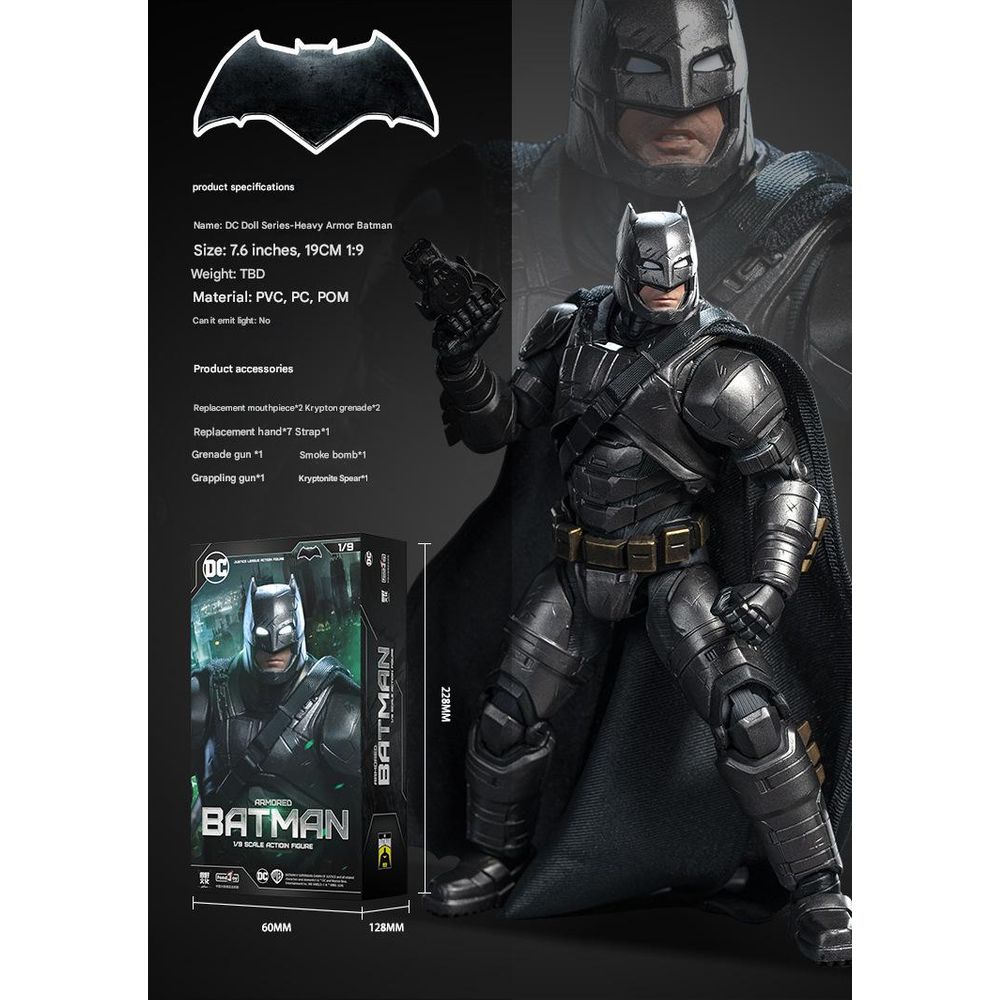FondJoy 1/9 Armored Batman Action Figure – “Batman v Superman: Dawn of Justice”