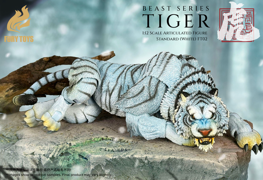 (Pre-order) FURY TOYS Beast Series Maya Temple Tiger Ember Fang / Frost Claw FT01/02/03/04 1/12 Action Figure