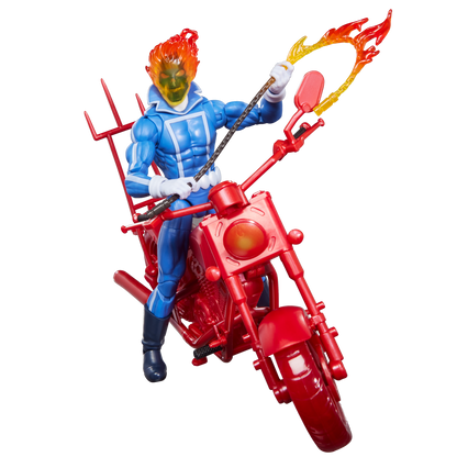 (Pre-order) Hasbro Marvel Legends Series Ghost Rider Johnny Blaze with Motorcycle 1/12 Action Figure