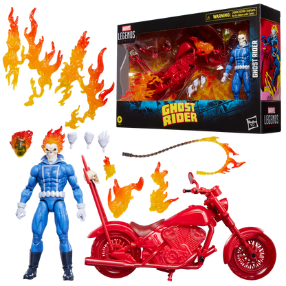 (Pre-order) Hasbro Marvel Legends Series Ghost Rider Johnny Blaze with Motorcycle 1/12 Action Figure