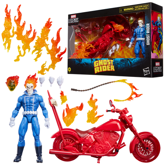 (Pre-order) Hasbro Marvel Legends Series Ghost Rider Johnny Blaze with Motorcycle 1/12 Action Figure