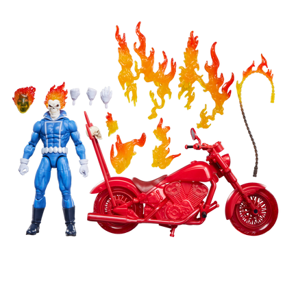 (Pre-order) Hasbro Marvel Legends Series Ghost Rider Johnny Blaze with Motorcycle 1/12 Action Figure