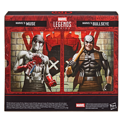 (Pre-order) Hasbro Marvel Legends Series Marvel’s Bullseye and Marvel’s Muse 1/12 Action Figure 2-Pack