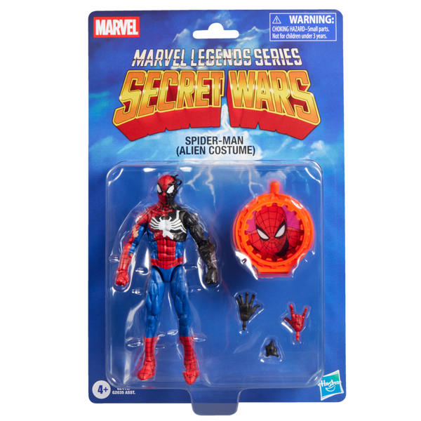 (Pre-order) Hasbro Marvel Legends Series Secret Wars Spider-Man (Alien Costume) – 6-Inch Action Figure