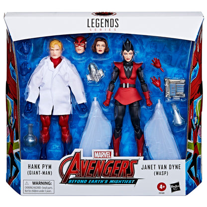 (Pre-order) Marvel Avengers Marvel Legends Series Hank Pym (Giant-Man) and Janet Van Dyne (Wasp)  2-Pack