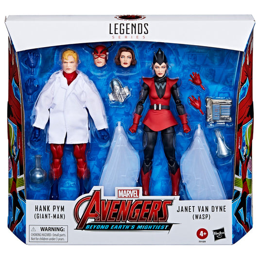 (Pre-order) Marvel Avengers Marvel Legends Series Hank Pym (Giant-Man) and Janet Van Dyne (Wasp)  2-Pack