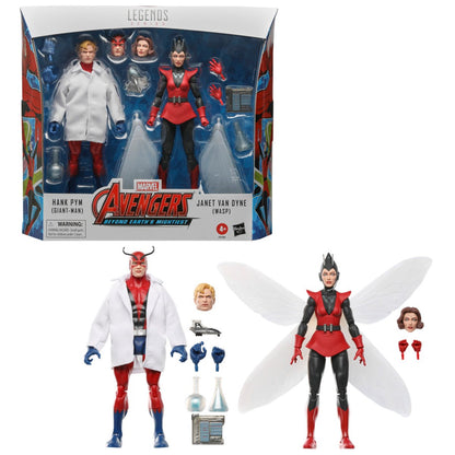 (Pre-order) Marvel Avengers Marvel Legends Series Hank Pym (Giant-Man) and Janet Van Dyne (Wasp)  2-Pack