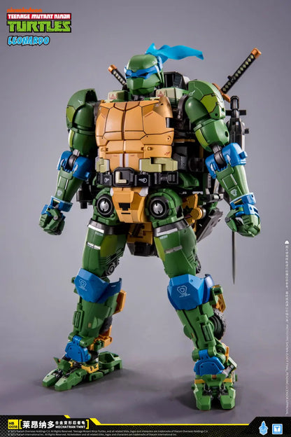 HEATBOYS MECHATRAN HB0018 TMNT Transformable Leonardo 1/12 Mecha Action Figure