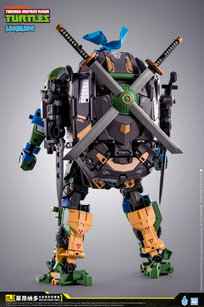 HEATBOYS MECHATRAN HB0018 TMNT Transformable Leonardo 1/12 Mecha Action Figure