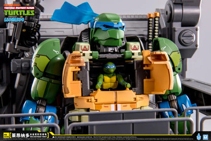 HEATBOYS MECHATRAN HB0018 TMNT Transformable Leonardo 1/12 Mecha Action Figure