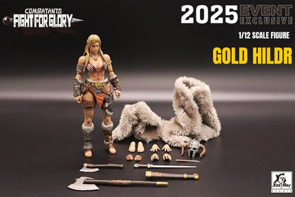 [XesRay Studio] Combatants Fight For Glory – Gold Hildr (2025 Event Exclusive Ver.) 1/12 Action Figure