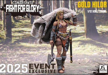 [XesRay Studio] Combatants Fight For Glory – Gold Hildr (2025 Event Exclusive Ver.) 1/12 Action Figure