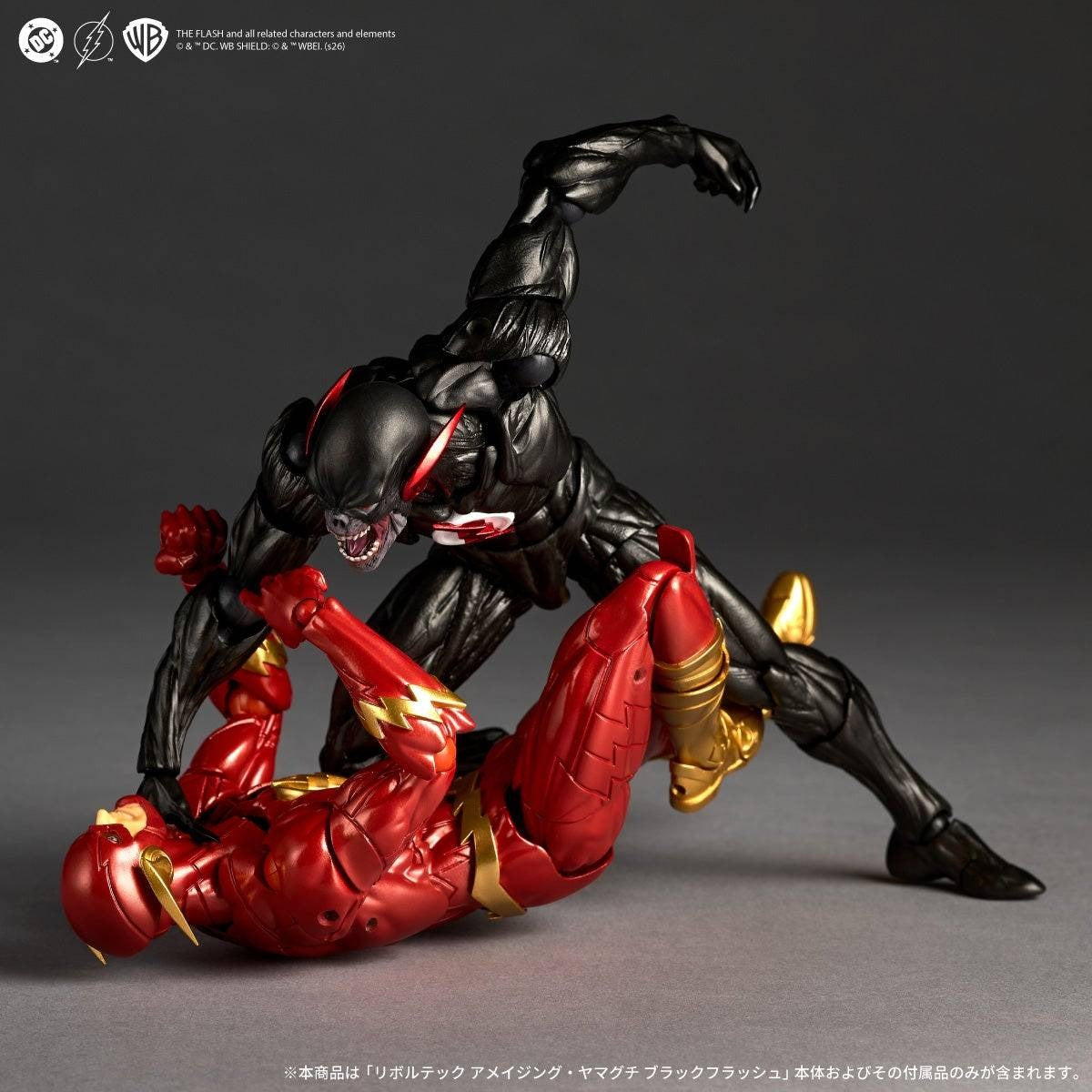(Pre-order) Kaiyodo Amazing Yamaguchi DC Comics Black Flash (Limited + Bonus) 1/12 Action Figure