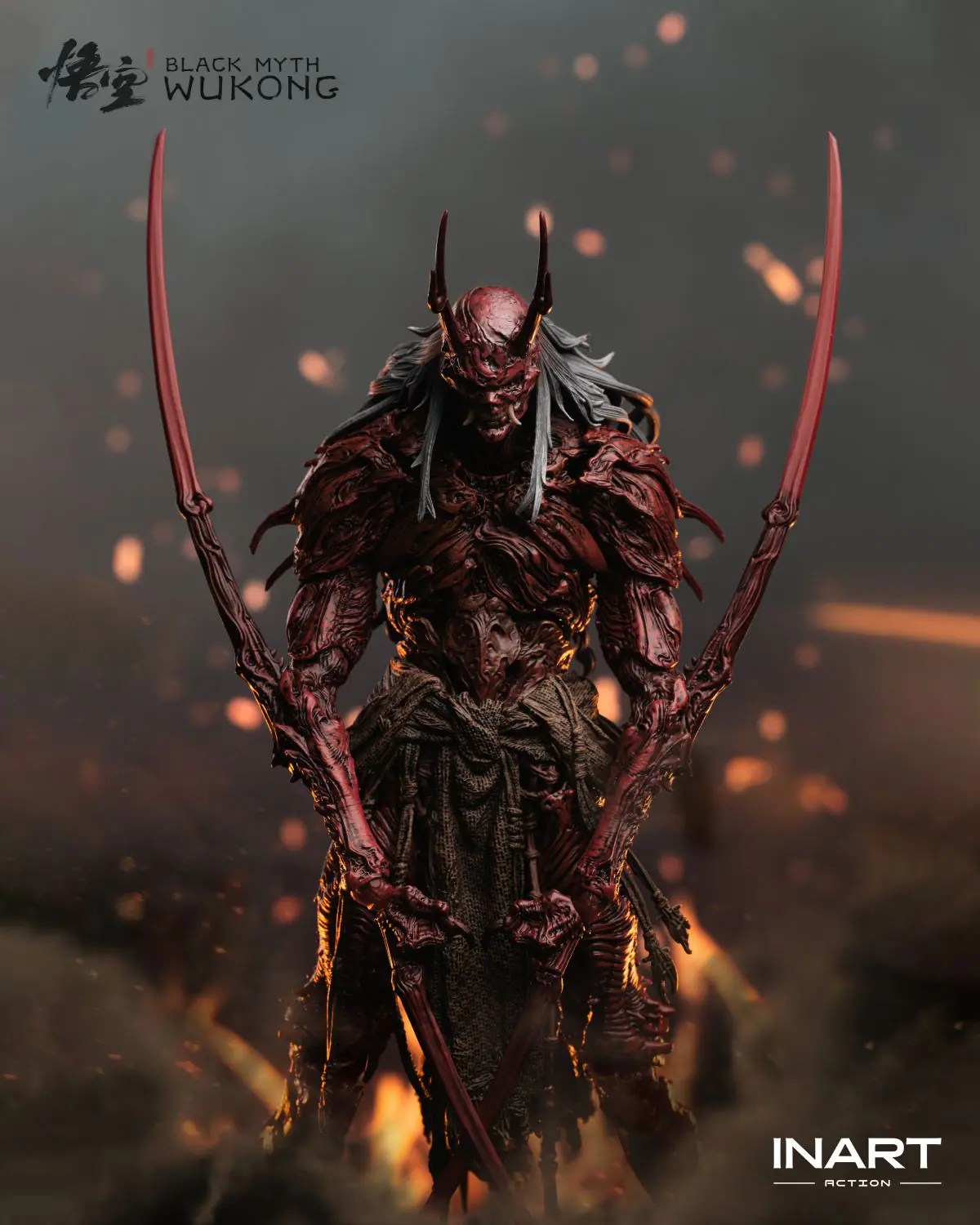 (Pre-order) INART ACTION Black Myth Wukong Yaksha King 1/12 Action Figure