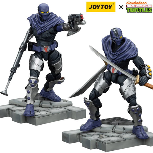  JoyToy TMNT Foot Soldier action figure with weapons and accessories – Available at Sugoi Collectible NZ, ships to Australia
