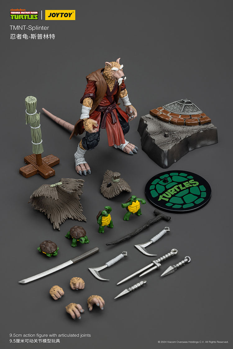 JoyToy TMNT Splinter 1/18 scale action figure – collectible Teenage Mutant Ninja Turtles figure available at Sugoi Collectible NZ & Australia