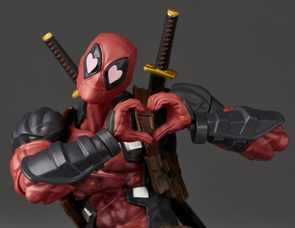 Kaiyodo Marvel Amazing Yamaguchi Revoltech Deadpool 2.5 Action Figure with BONUS