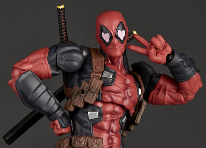 Kaiyodo Marvel Amazing Yamaguchi Revoltech Deadpool 2.5 Action Figure with BONUS