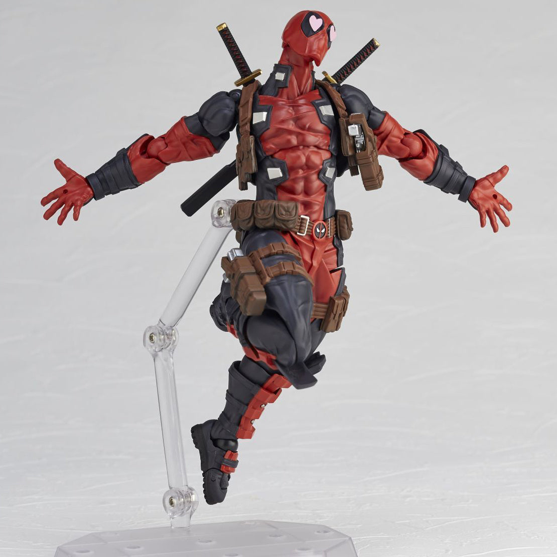Kaiyodo Marvel Amazing Yamaguchi Revoltech Deadpool 2.5 Action Figure with BONUS