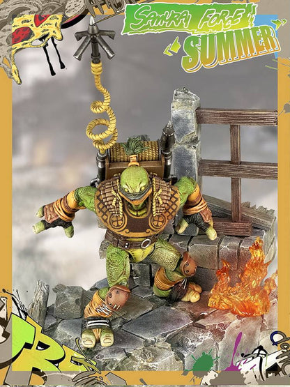 Fury Toys 1/12 5inches Action Figure Wave 3 Rage Samurai Force Turtle Summer