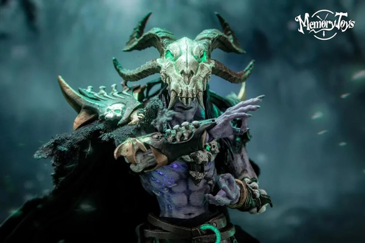 Memory Toys Necromancer Sharman 1/12 Scale action figure with accessories