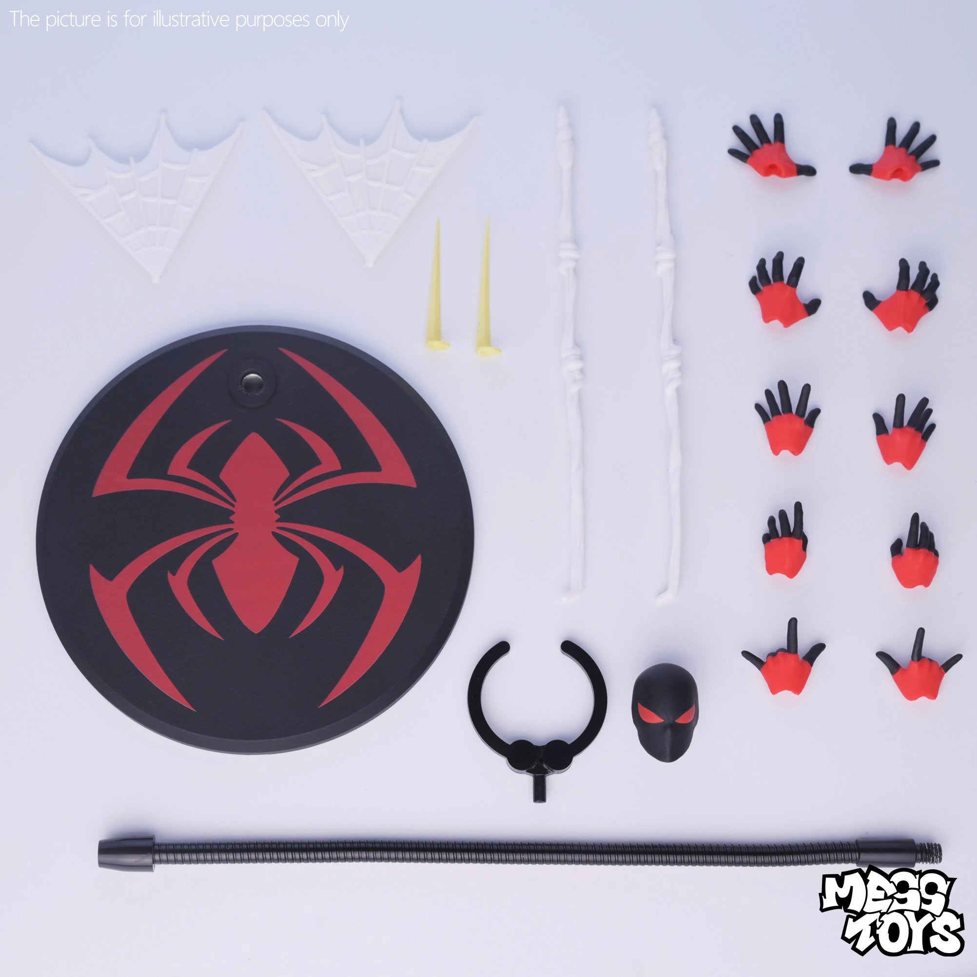 Mess Toys Scarlet Spider Kaine – 1/12 Scale Poseable Figure