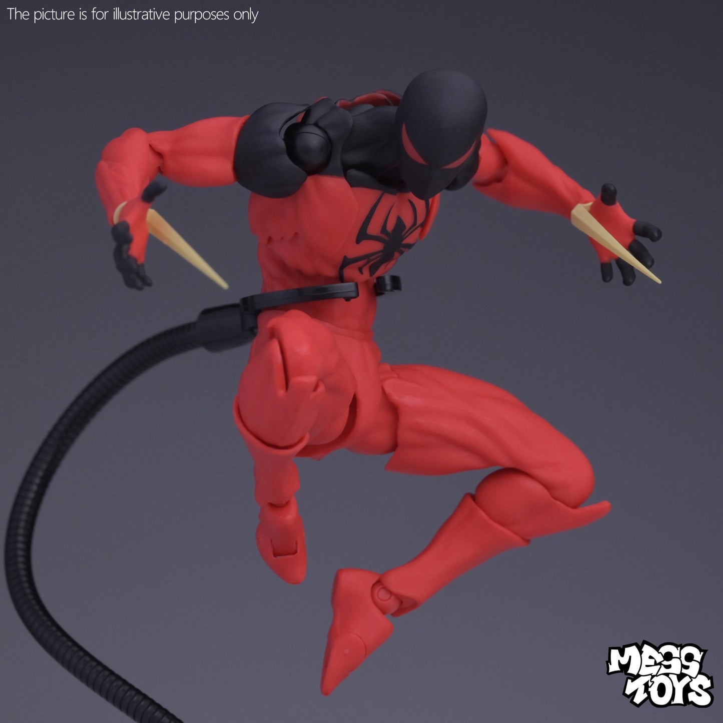 Mess Toys Scarlet Spider (Kaine) 1/12 Scale Action Figure