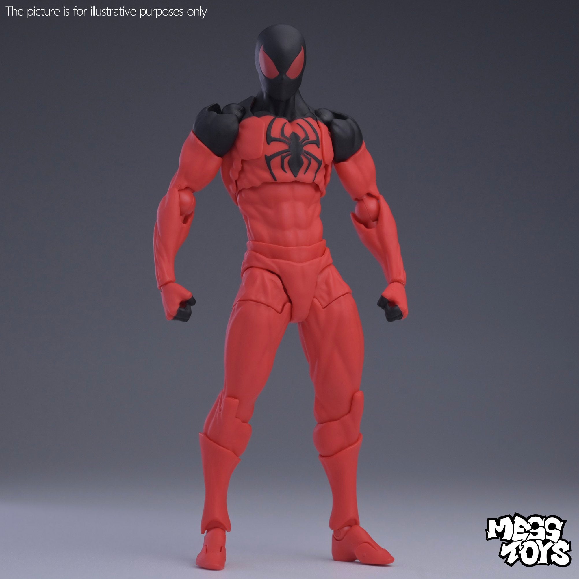 Mess Toys Scarlet Spider Kaine – 1/12 Scale Poseable Figure