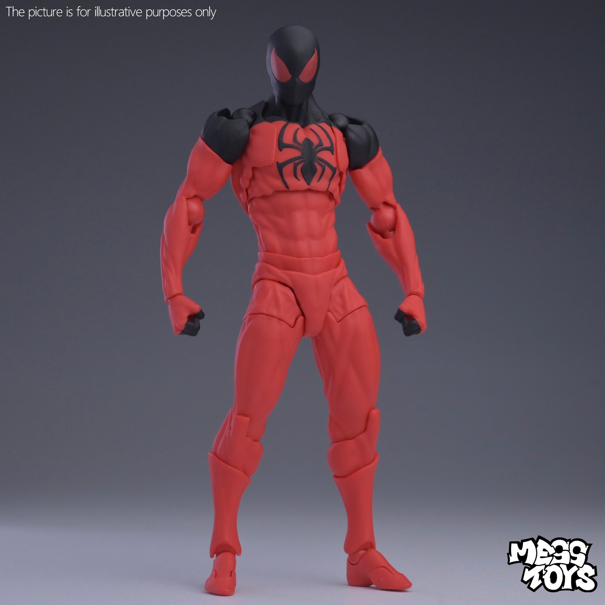 Mess Toys Scarlet Spider (Kaine) 1/12 scale action figure with articulated joints – Sugoi Collectible NZ/AU