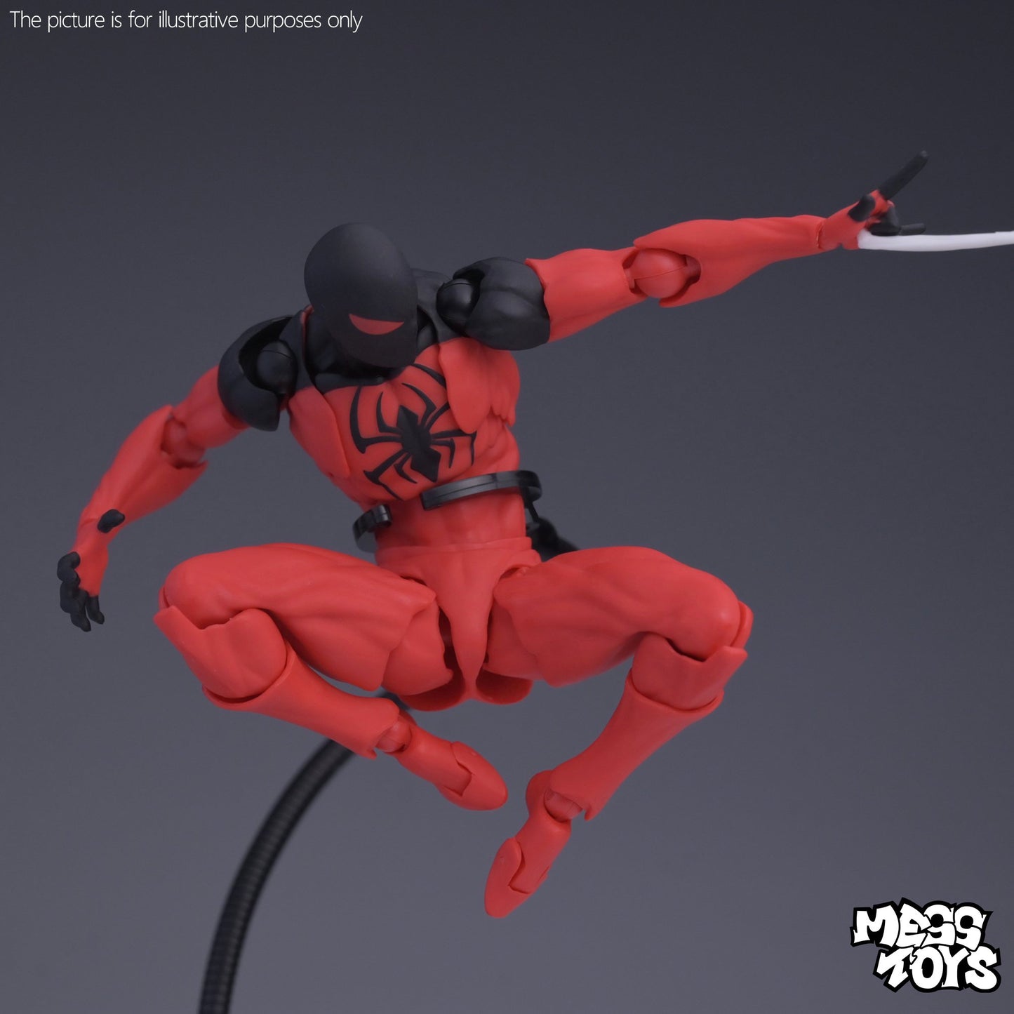 Mess Toys Scarlet Spider (Kaine) 1/12 Scale Action Figure
