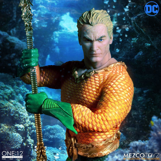 Mezco One:12 Collective Aquaman Action Figure – DC Comics – Mezco Toyz – Sugoicollectible NZ AUS