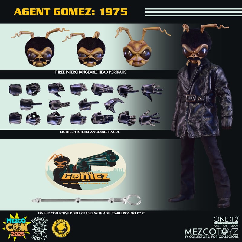 Mezco One:12 Collective – Agent Gomez: 1975 (Convention Exclusive)