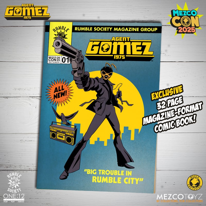 Mezco One:12 Collective – Agent Gomez: 1975 (Convention Exclusive)