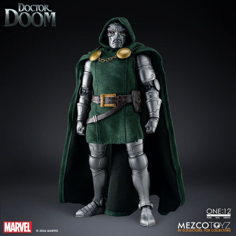 (Pre-order) Mezco One:12 Collective Doctor Doom 1/12 Action Figure – Reissue