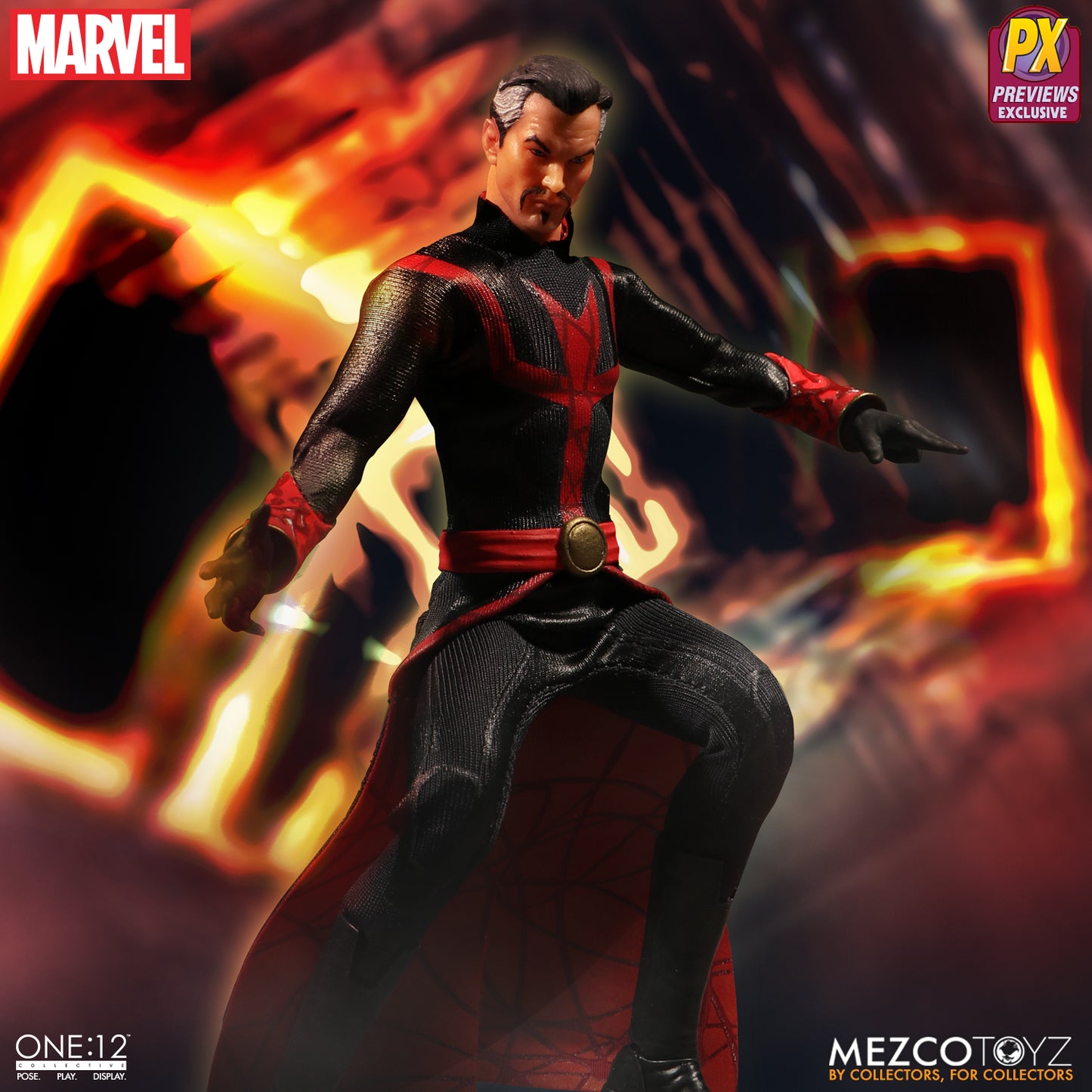 Mezco Toys One: 12 Collective: Marvel Doctor Strange (Defenders Version) Action Figure