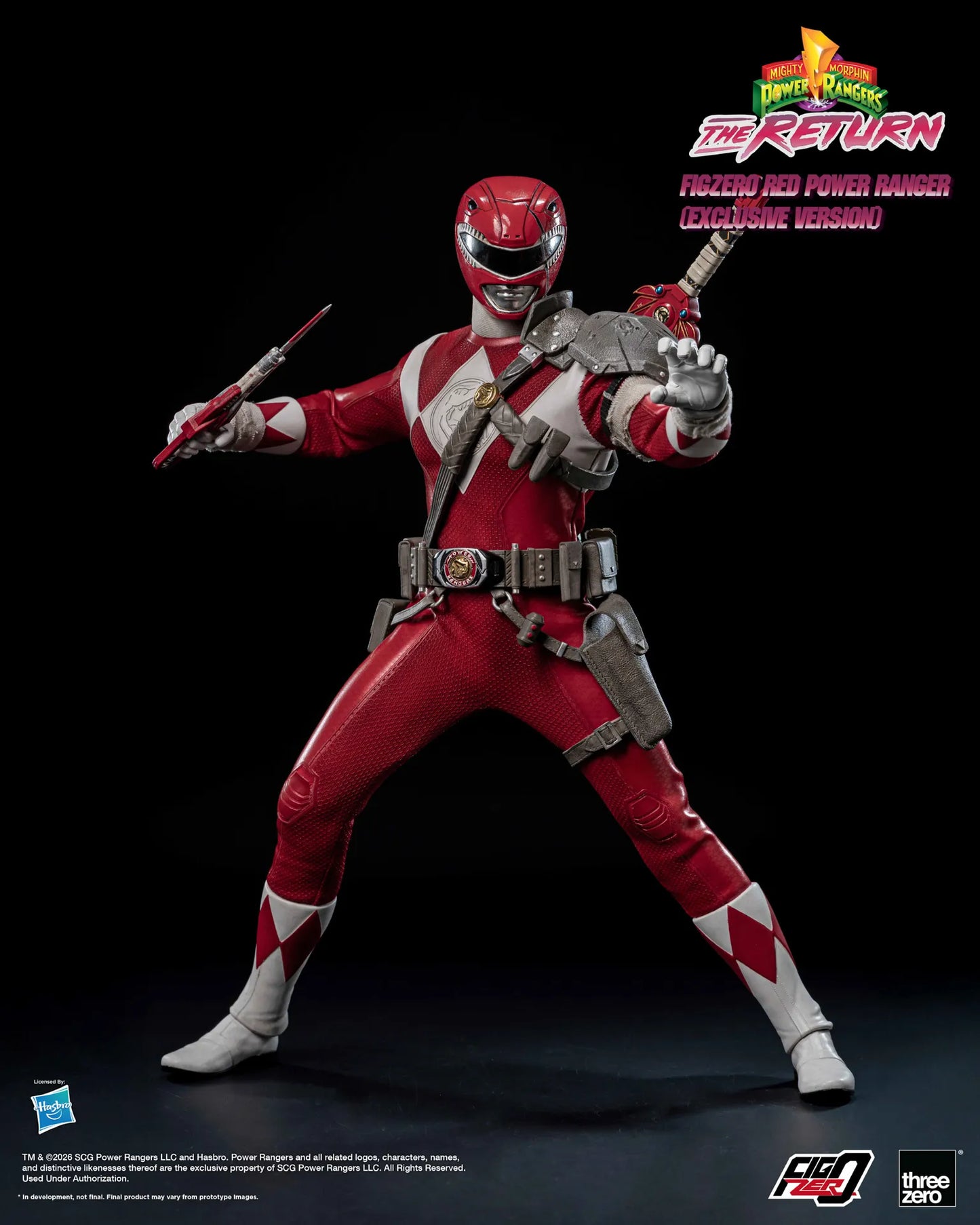 (Pre-order) Threezero FigZero Red Power Ranger The Return 1/6 Action Figure