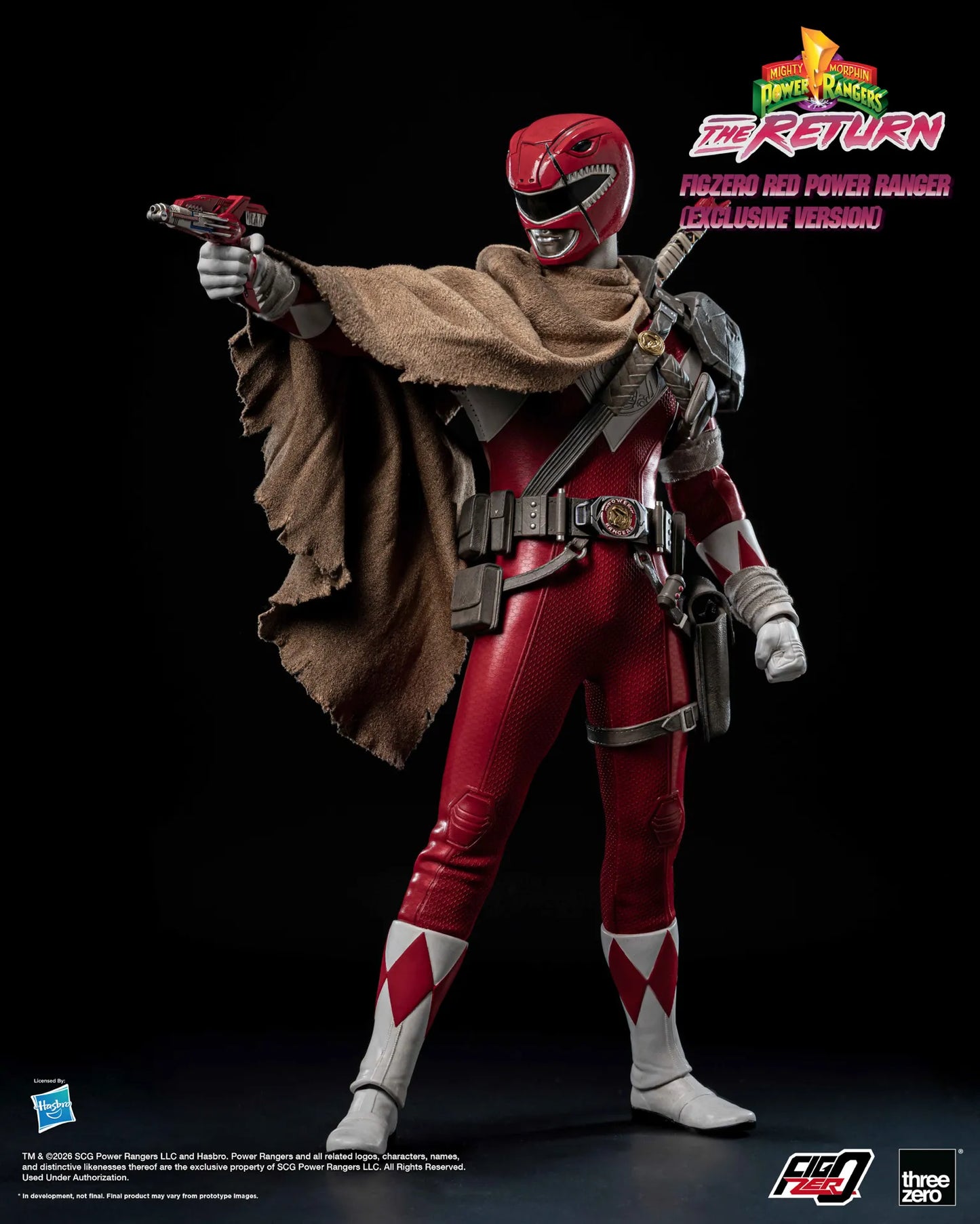 (Pre-order) Threezero FigZero Red Power Ranger The Return 1/6 Action Figure