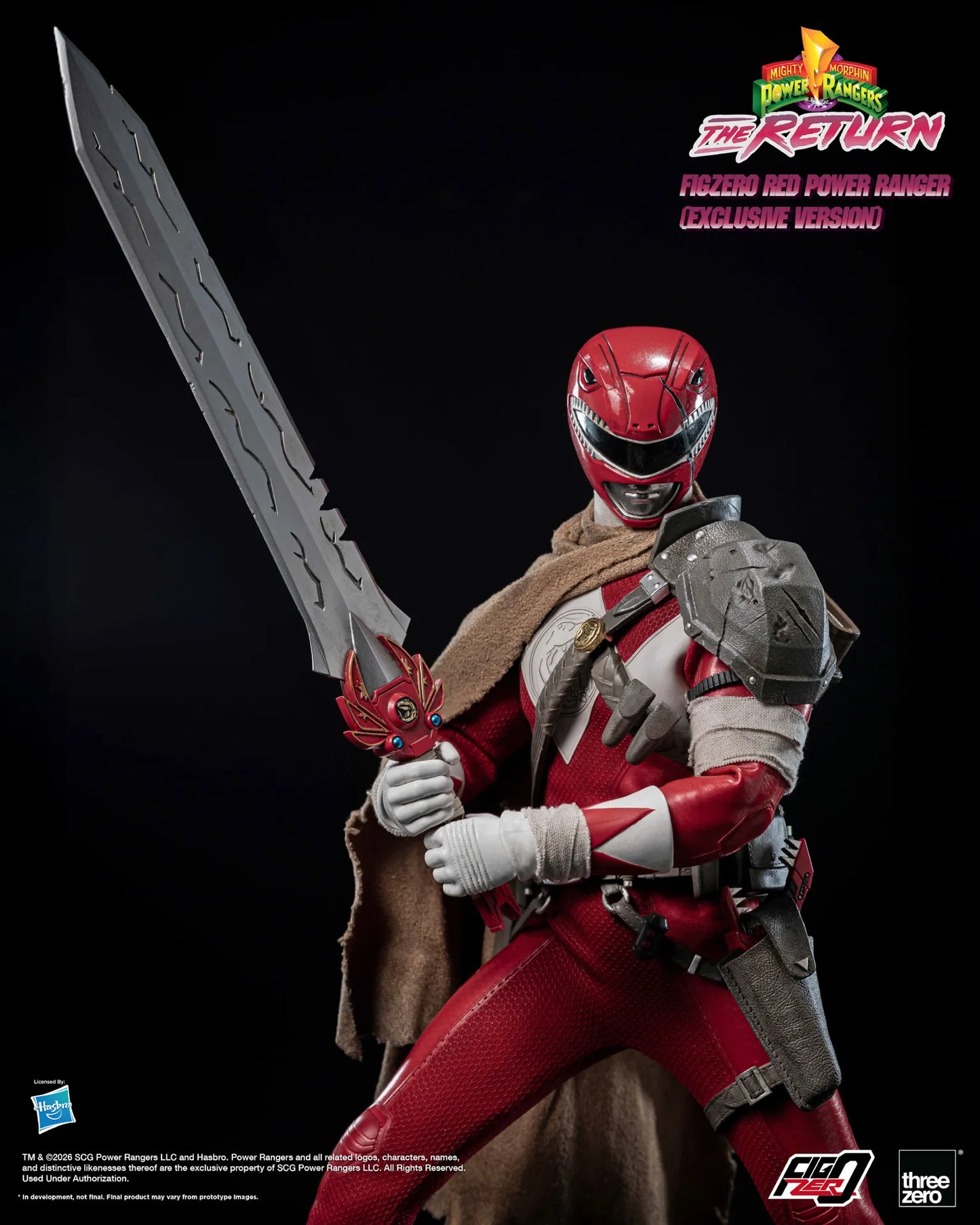 (Pre-order) Threezero FigZero Red Power Ranger The Return 1/6 Action Figure