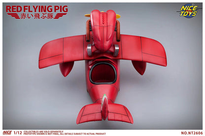 (Pre-order) NICETOYS Red Flying Pig NT2606B Airplane Set 1/12 Action Figure
