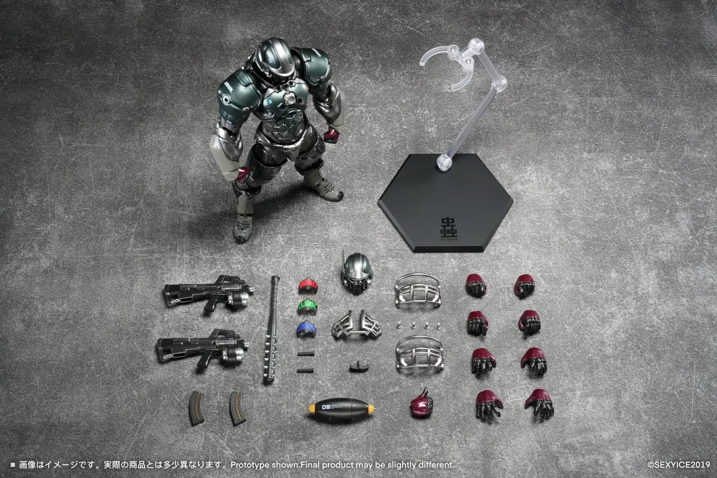 SEXYiCE PURE.ICE × VERMIN Series - UNKVAL Assault Type I Smasher Anaconda Strike Ver. 1/12 Scale Action Figure