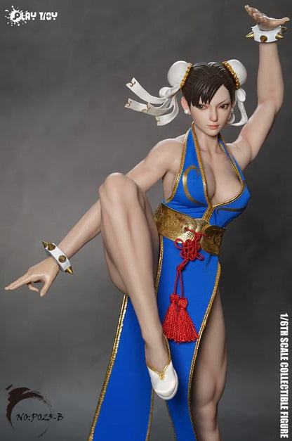 Playtoy P023B Chun-Li 2.0 (Blue) 1/6 action figure