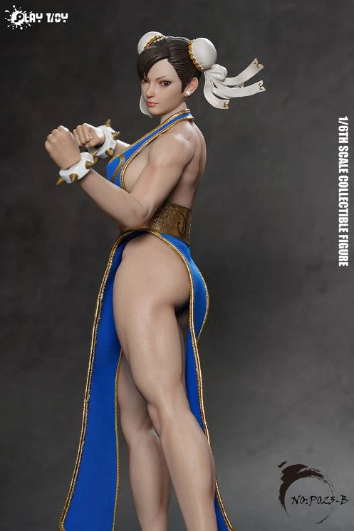 Playtoy P023B Chun-Li 2.0 (Blue) 1/6 action figure