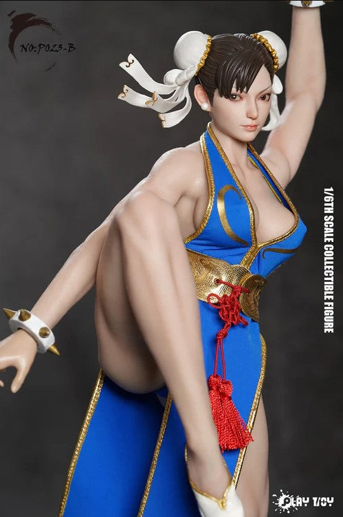 Playtoy P023B Chun-Li 2.0 (Blue) 1/6 action figure