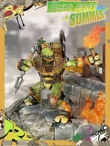 Fury Toys 1/12 5inches Action Figure Wave 3 Rage Samurai Force Turtle Summer