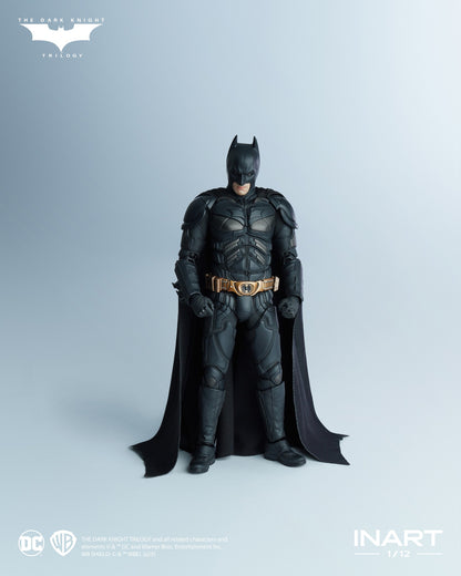 INART 1/12 Batman The Dark Knight deluxe action figure with accessories and diorama base