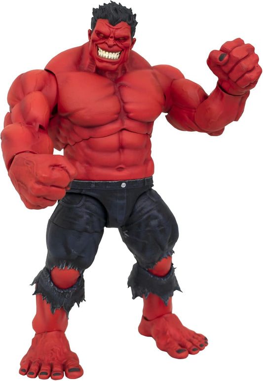 Diamond Select Toys Marvel Select Red Hulk 9-Inch Action Figure (Red)