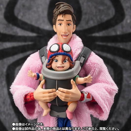 Spider-Man: Across the Spider-Verse – Peter B. Parker & Mayday S.H.Figuarts Action Figure by Bandai Sugo Collectible NZ