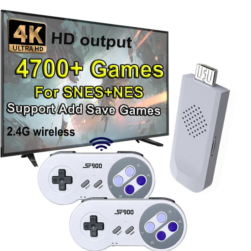 SF900 Game Console 2.4g Wireless for Genesis Retro arcade console